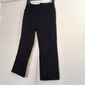 INC Black Capri Pants w/ Cuff - Size 8